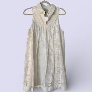 Anthropologie HD in Paris Lace Shift Dress Small Excellent Condition
